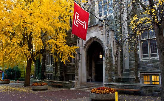 美国留学之天普大学简介 美国留学之天普大学简介